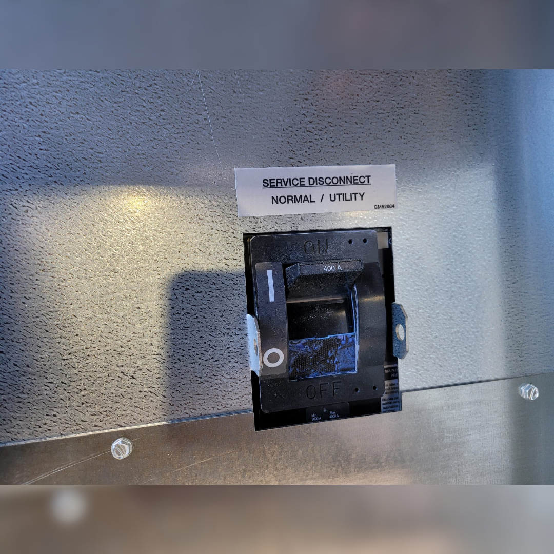 New 400 Amp Kohler RXT-JFNC-400ASE Automatic Transfer Switch service disconnect