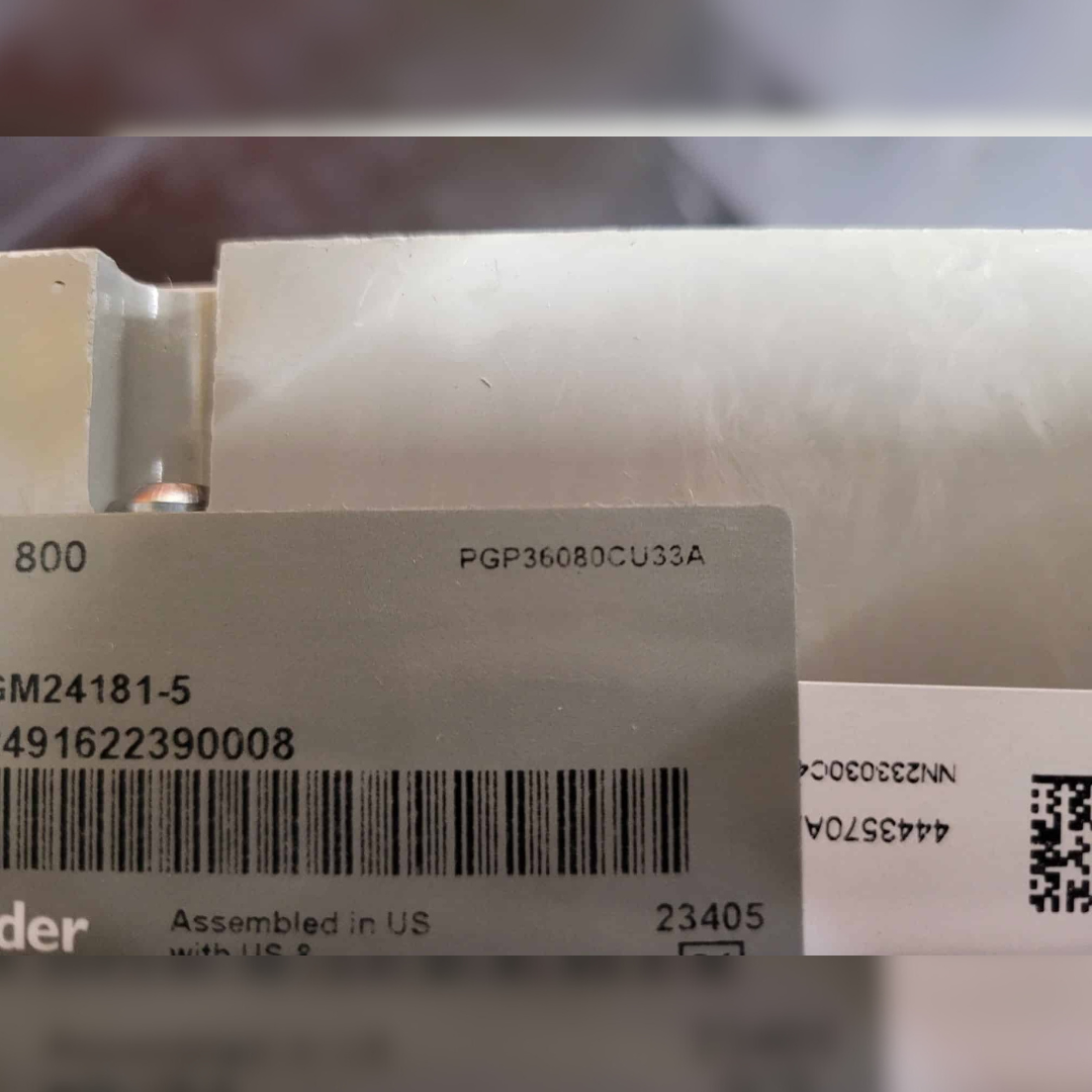 New 800 Amp Square D PGP36080CU33A LSI Breaker sticker