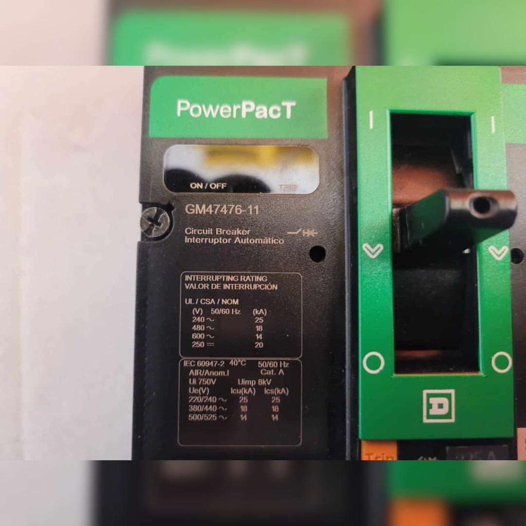Surplus 225 Amp Square D JDP36225CTX Breaker switch and details