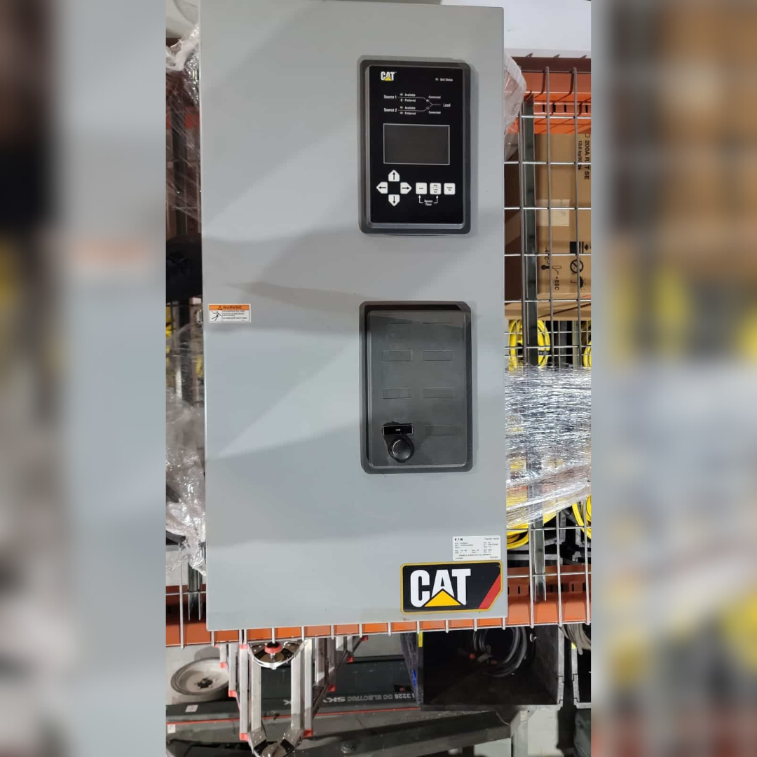 Used 100 Amp CAT ATC Automatic Transfer Switch front view