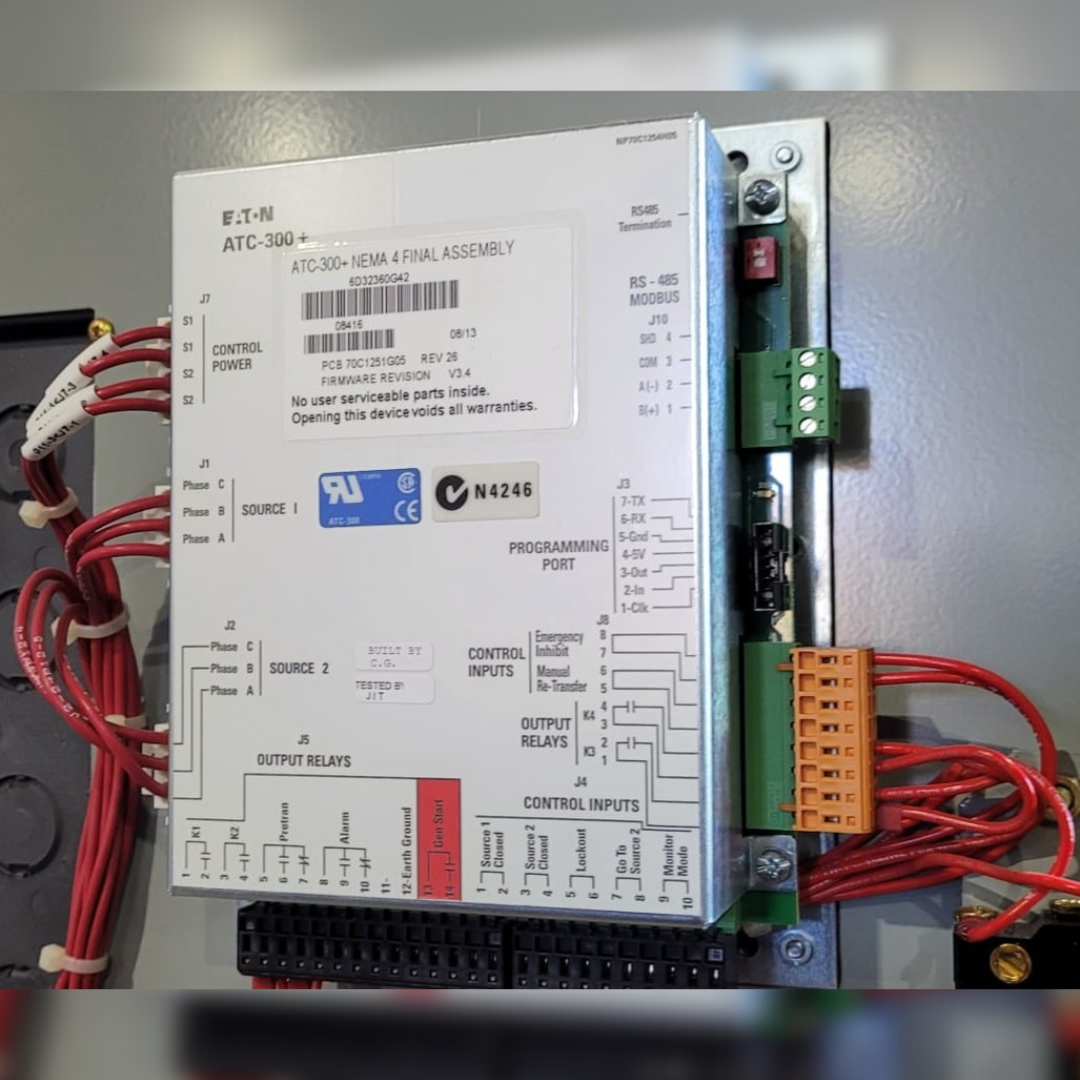 Used 1000 Amp Eaton BIC3C3E30600XSU Automatic Transfer Switch