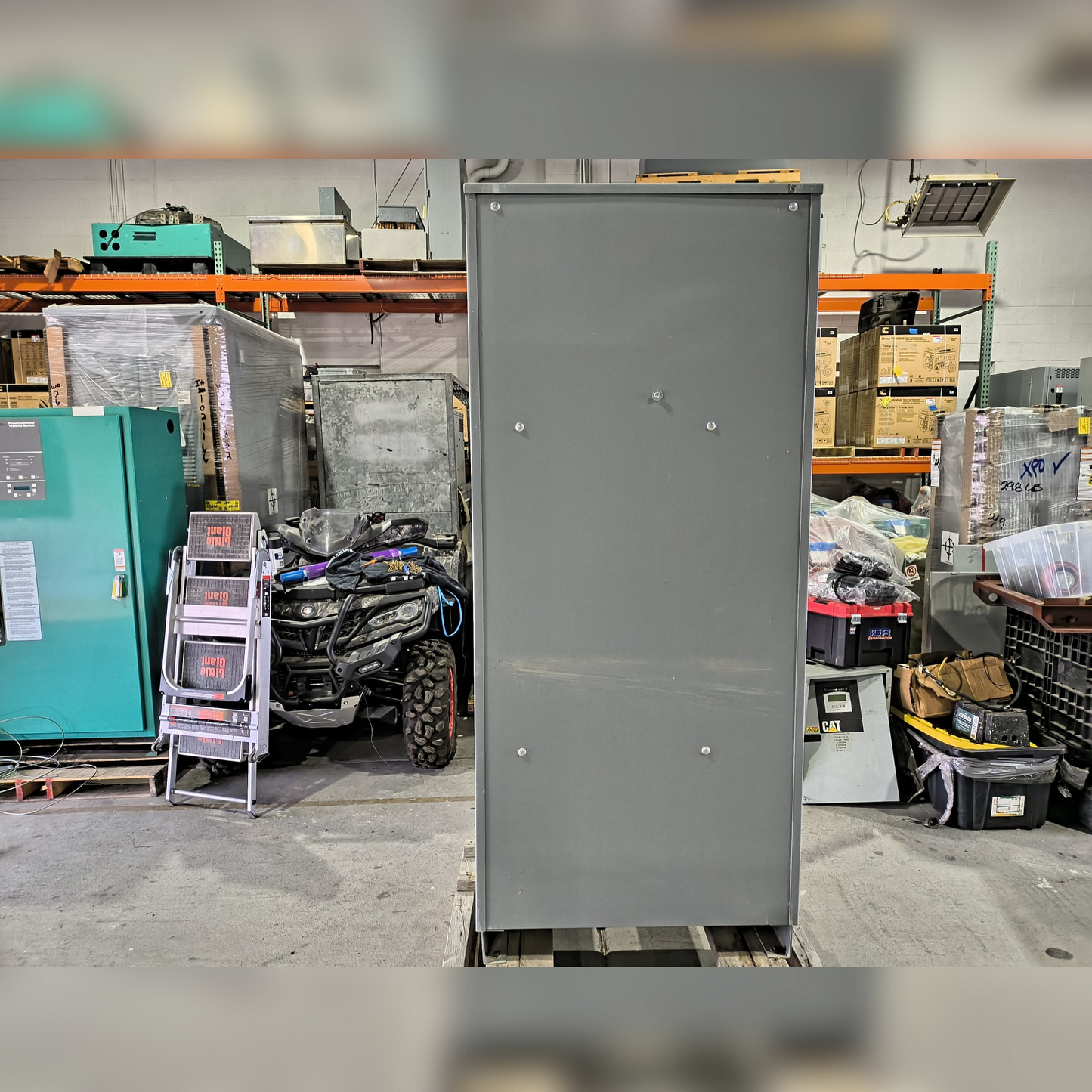 Used 1000 Amp Kohler KEP-DFTC-1000S-PN Service Entrance Rated Automatic Transfer Switch Back View