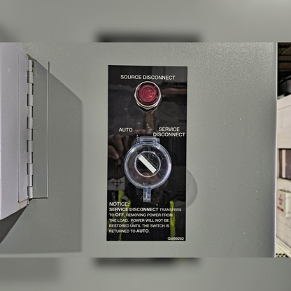 Used 1000 Amp Kohler KEP-DFTC-1000S-PN Service Entrance Rated Automatic Transfer Switch Controls
