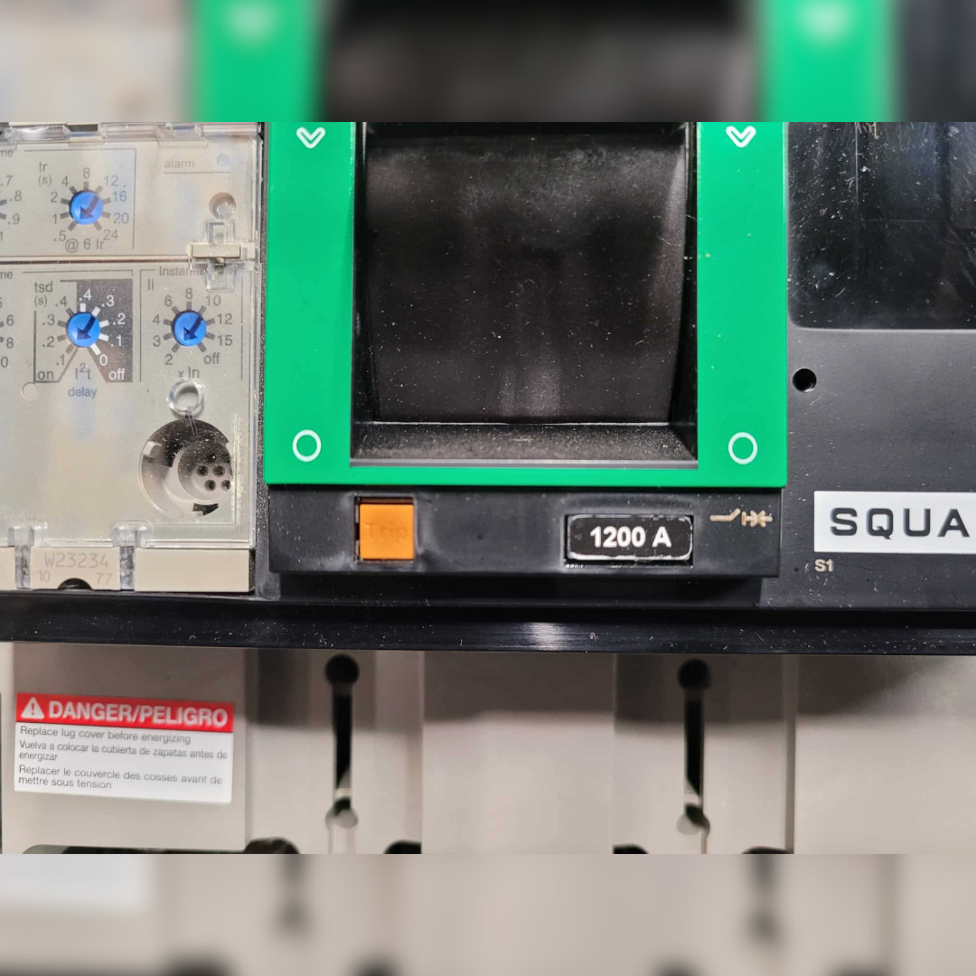 Used 1200 Amp Square D PGP36120CU33A LSI Breaker part