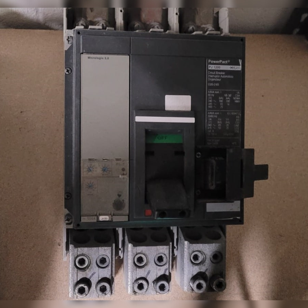 Used 1200 Amp Square D PJP36120U31E Breaker front view