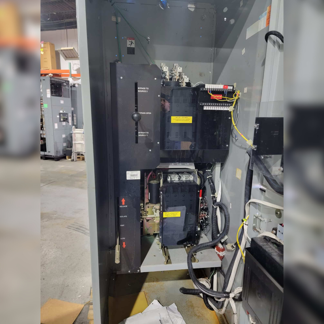 Used 150 Amp Kohler ZCM-568641-0150 Automatic Transfer Switch inside view