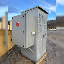 Used 1600 Amp ASCO G03NTSB31600NGXM Automatic Transfer Switch front and side view