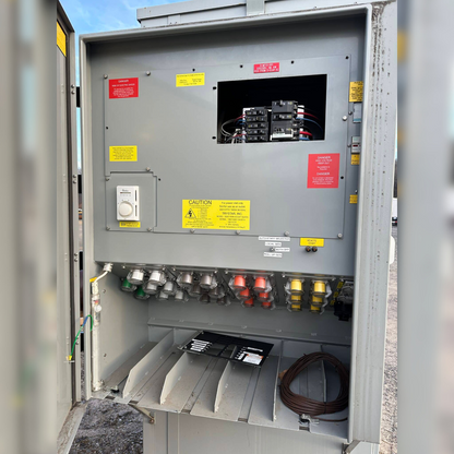 Used 1600 Amp ASCO G03NTSB31600NGXM Automatic Transfer Switch inside view