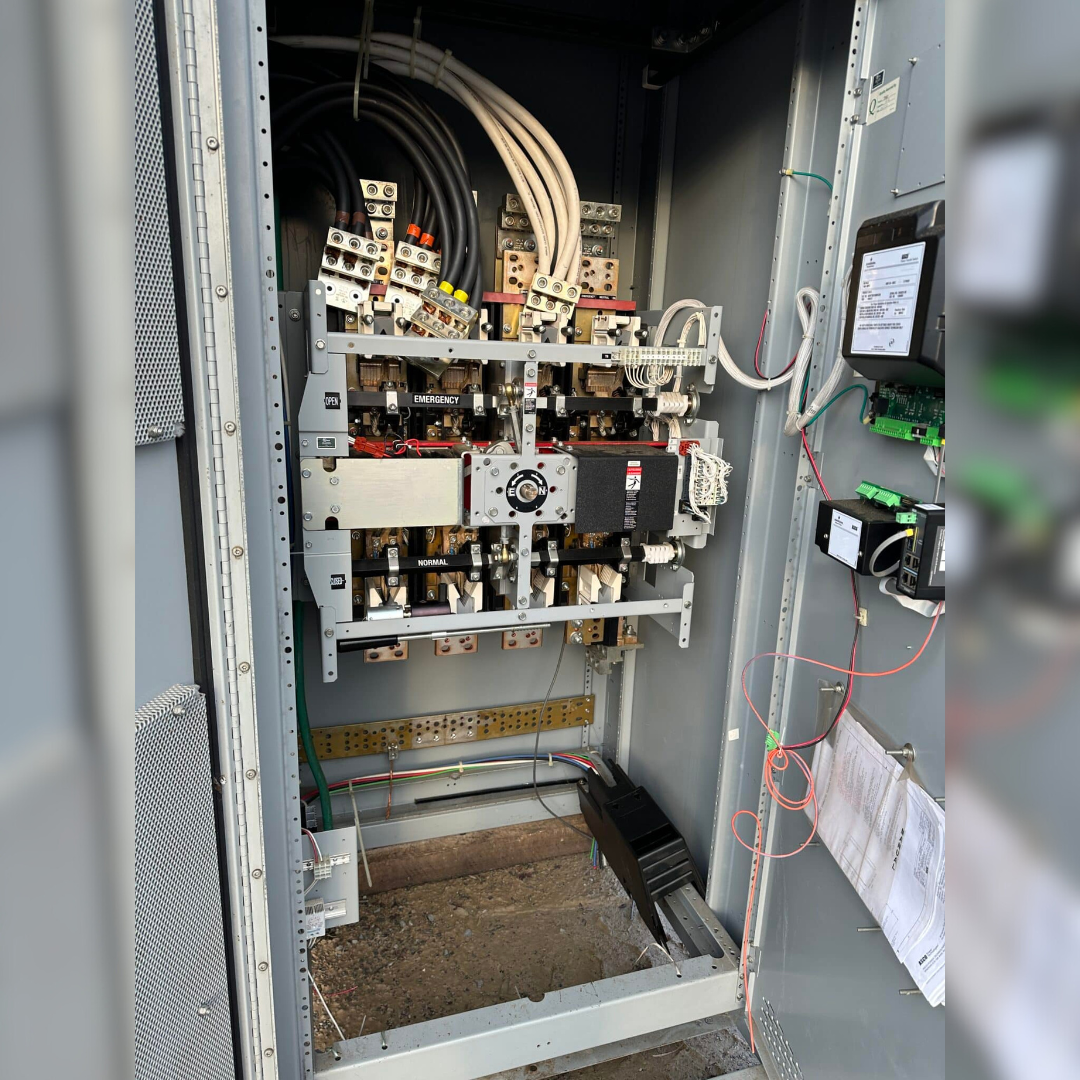 Used 1600 Amp ASCO G03NTSB31600NGXM Automatic Transfer Switch inside view
