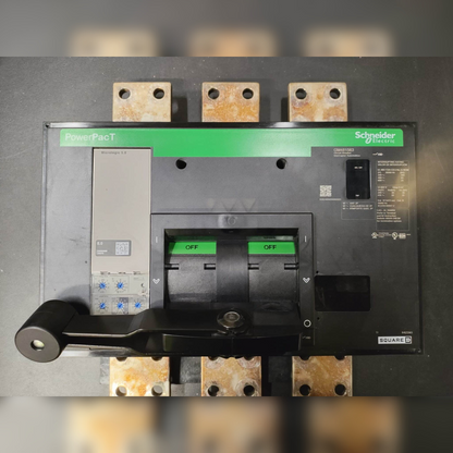 Used 1600 Amp Square D RJF36160 LSI Breaker Front View
