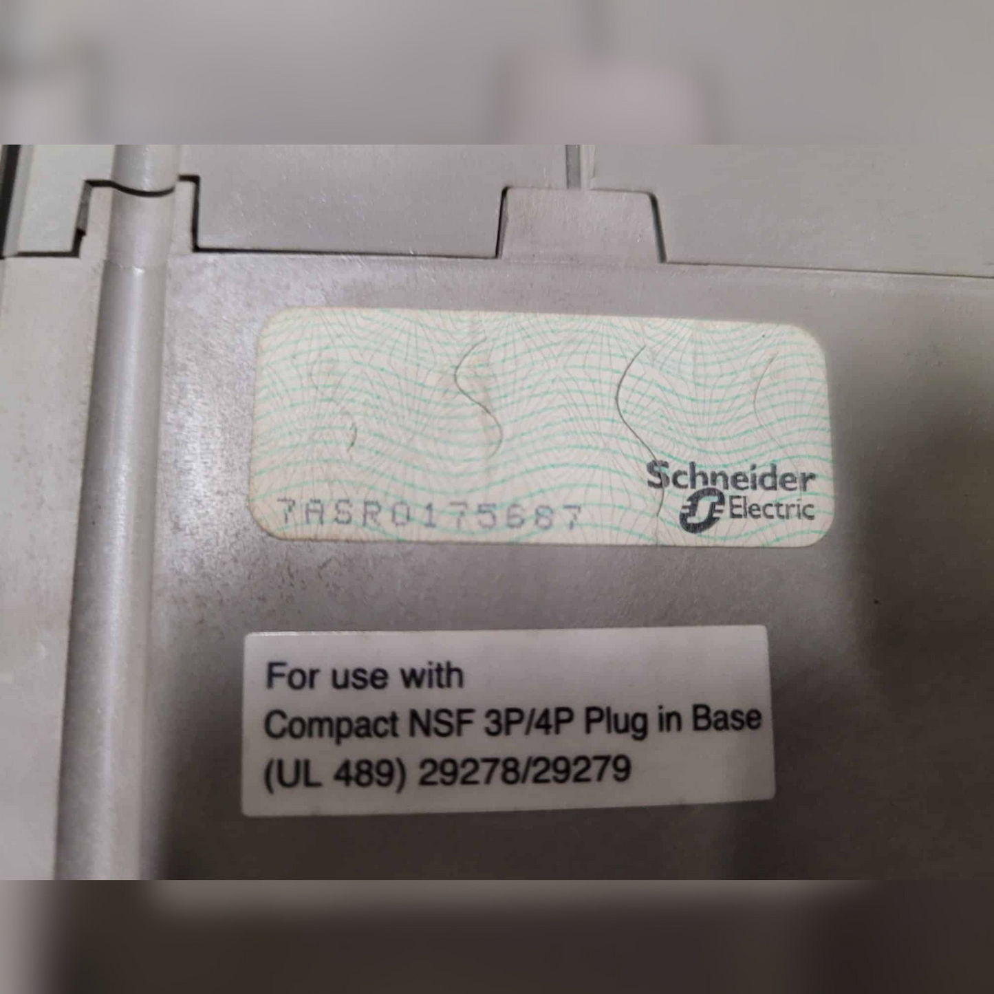 Used 250 Amp Merlin Gerin NSF250 N Breaker Stickers