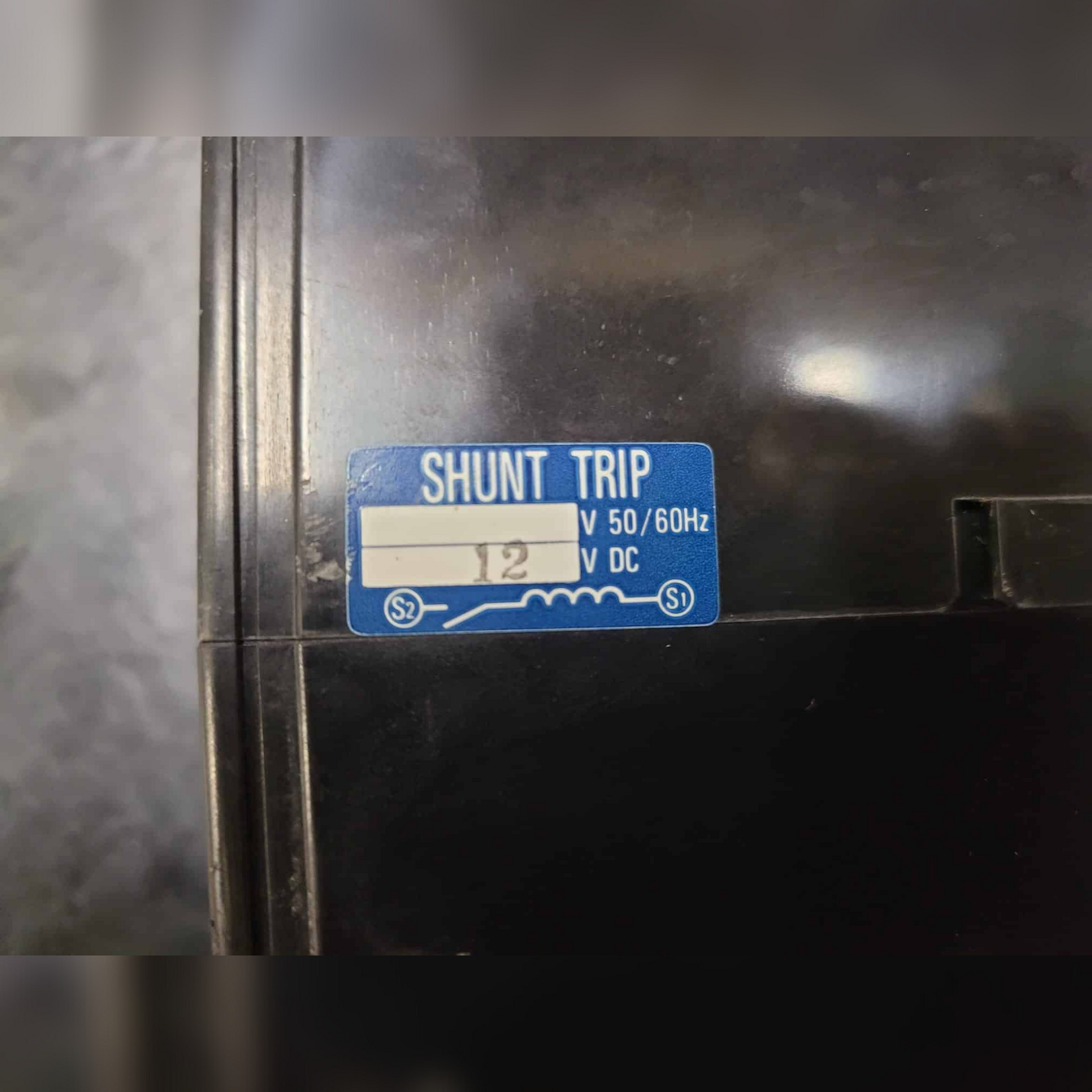 Used 250 Amp Terasaki TemBreak XS250NJ Breaker Sticker