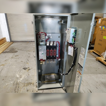 Used 400 Amp EATON ATC3C2X30400BSU Automatic Transfer Switch Front View