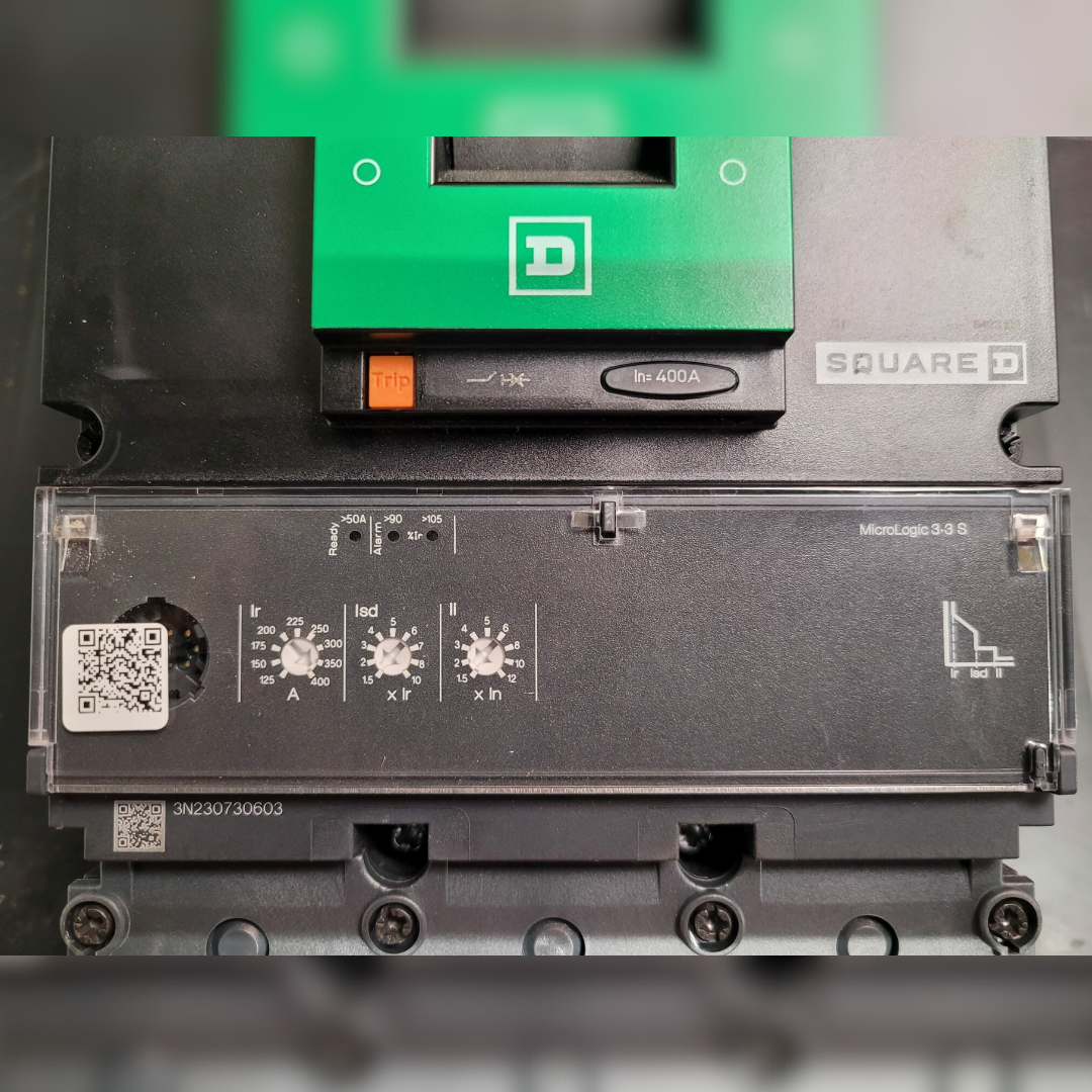 Used 400 Amp Square D LGP36400CU33XY029 Breaker controls