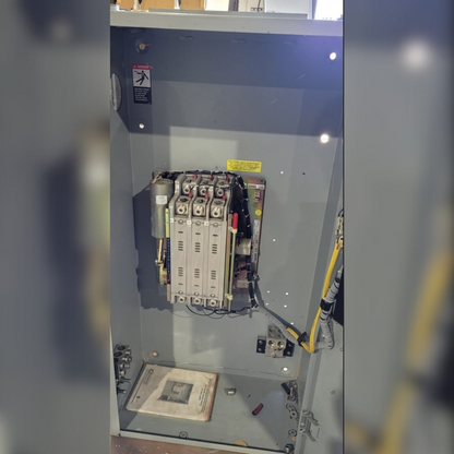 Used 400 Amp Zenith ZTG2K40EC-7 Automatic Transfer Switch inside view