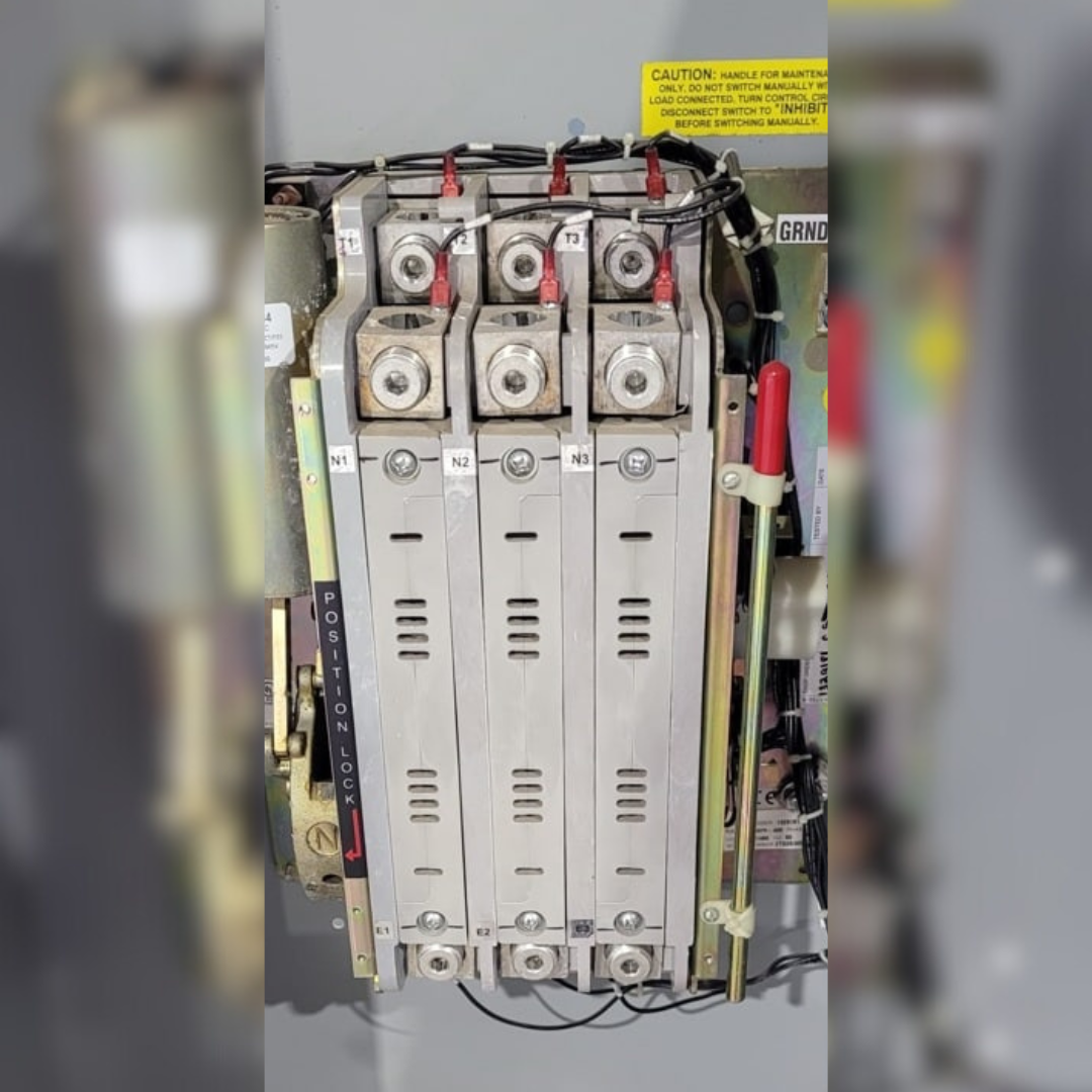 Used 400 Amp Zenith ZTG2K40EC-7 Automatic Transfer Switch inside view