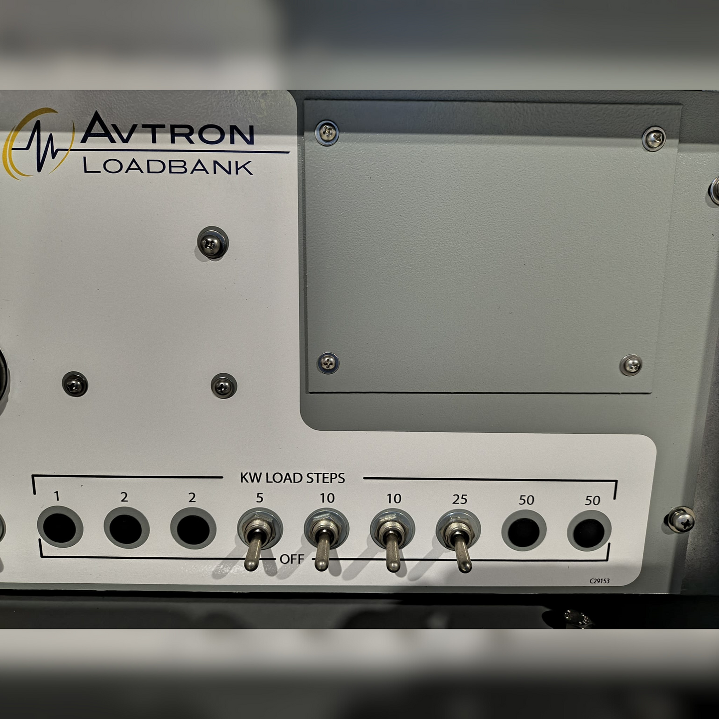 Used 50 kW Avtron LSH50 Outdoor Resistive Load Bank Controls