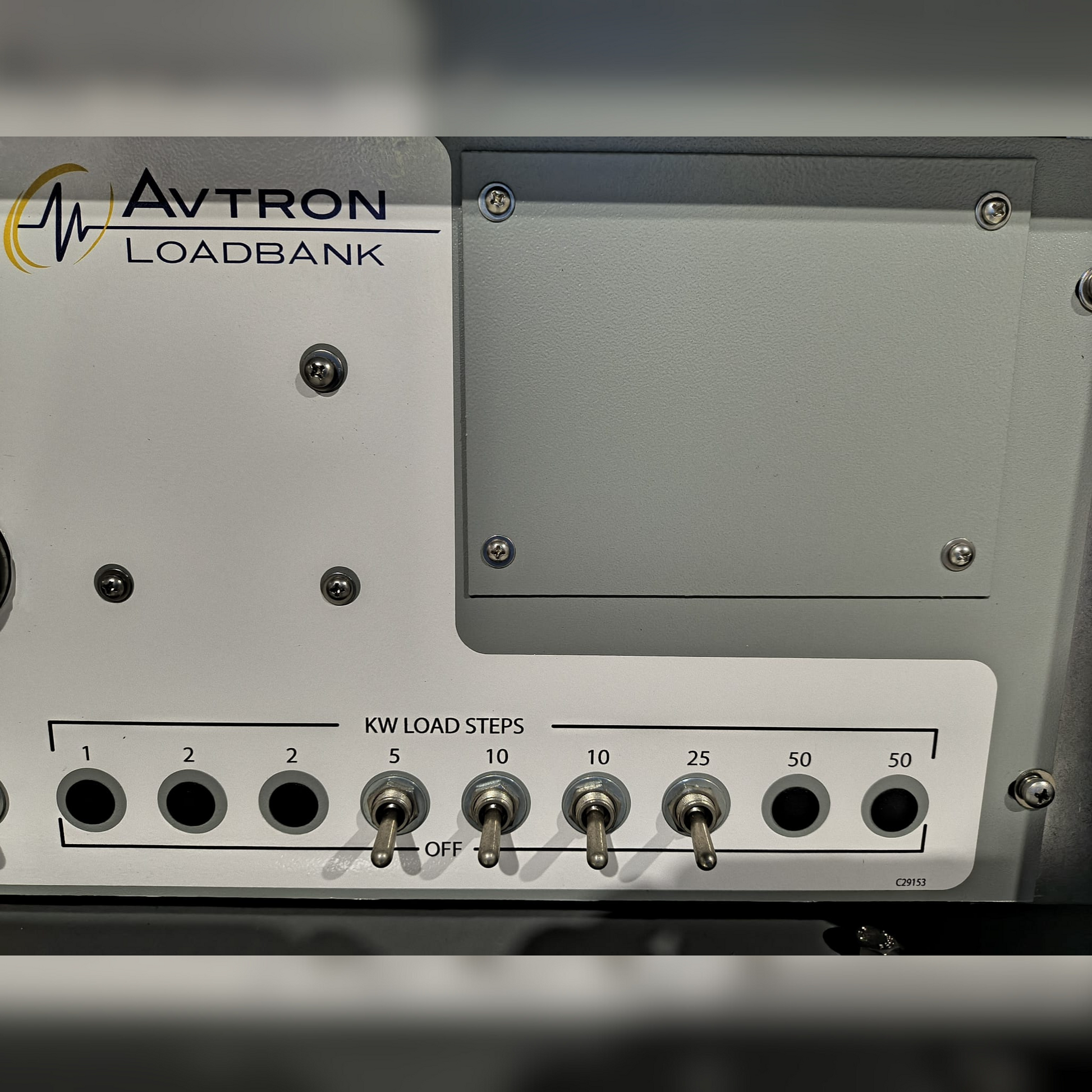 Used 50 kW Avtron LSH50 Outdoor Resistive Load Bank Controls