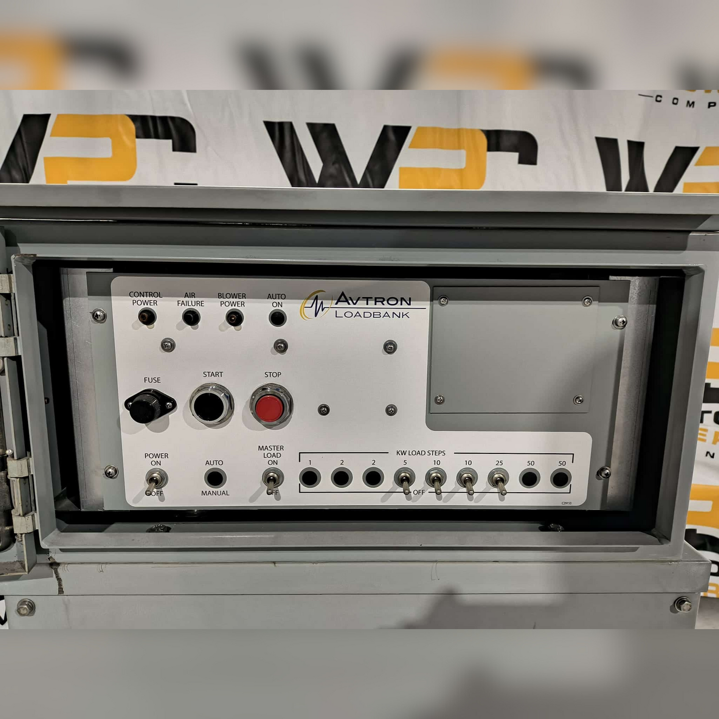 Used 50 kW Avtron LSH50 Outdoor Resistive Load Bank Controls