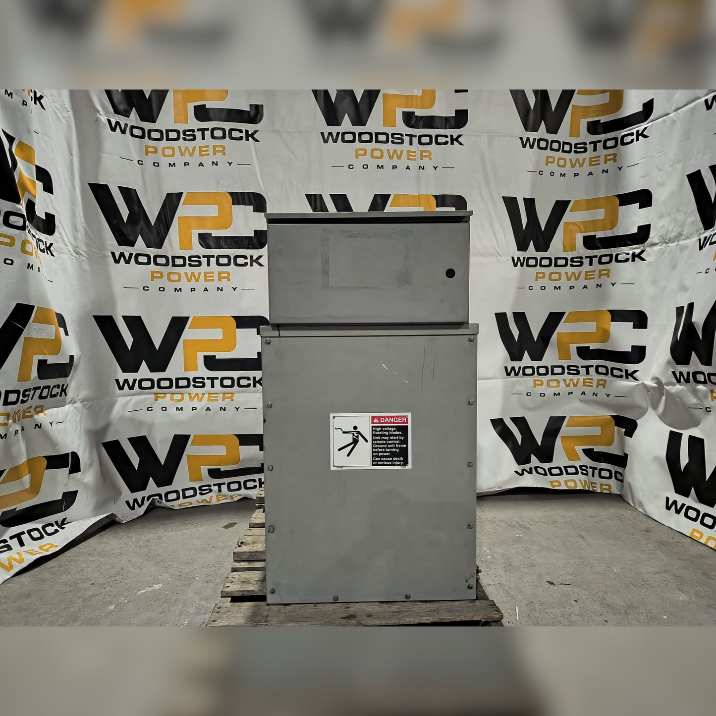Used 50 kW Avtron LSH50 Outdoor Resistive Load Bank Front View