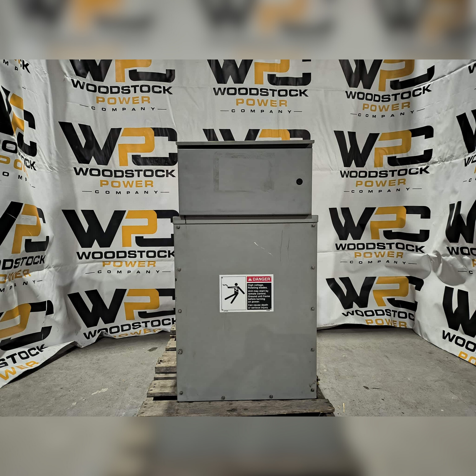 Used 50 kW Avtron LSH50 Outdoor Resistive Load Bank Front View