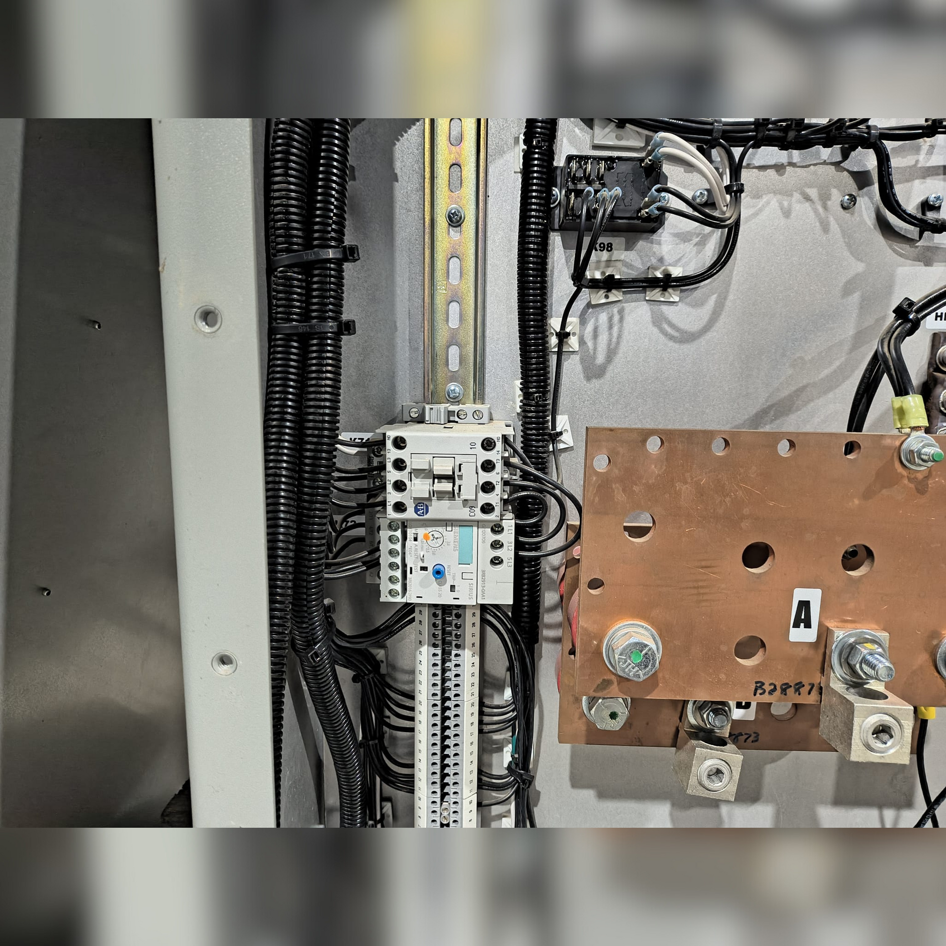 Used 50 kW Avtron LSH50 Outdoor Resistive Load Bank Inside View