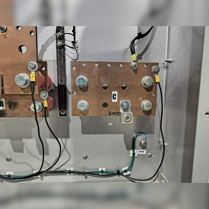 Used 50 kW Avtron LSH50 Outdoor Resistive Load Bank Inside View