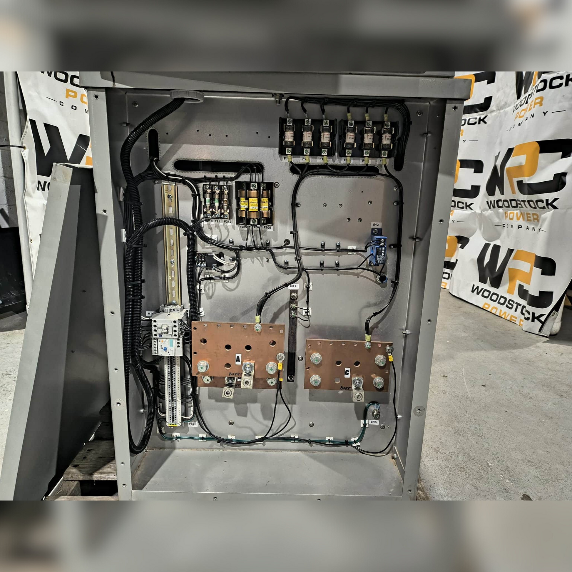 Used 50 kW Avtron LSH50 Outdoor Resistive Load Bank Inside View