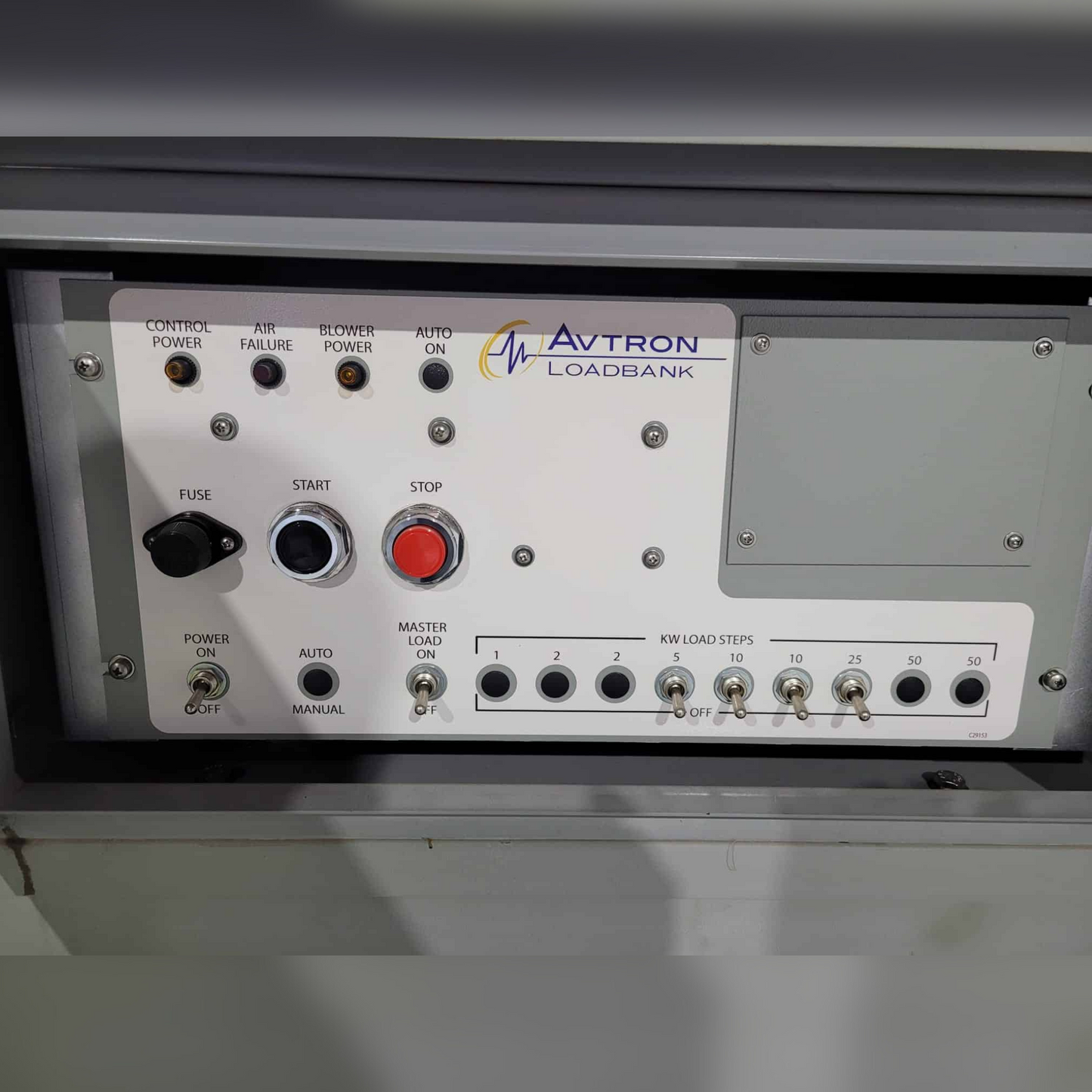 Used 50 kW Avtron LSH50 Outdoor Resistive Load Bank Controls