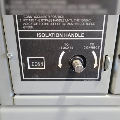 Used 800 amp ASCO H0715BA30800NSXC Automatic Transfer Switch isolation handle