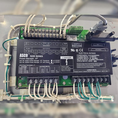 Used 800 amp ASCO H0715BA30800NSXC Automatic Transfer Switch power manager