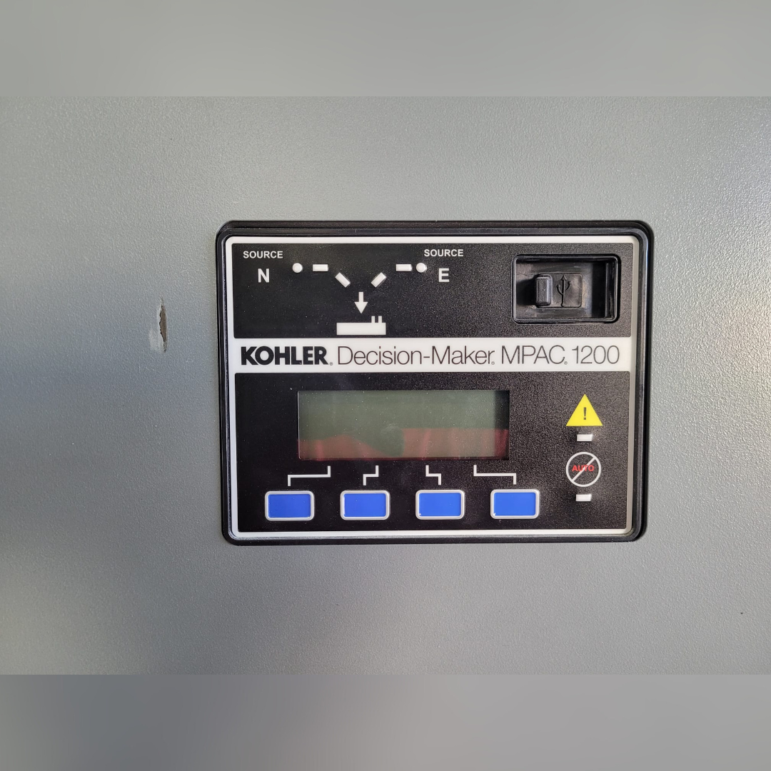 Used 800 amp Kohler KSS-AMVA-0800S Automatic Transfer Switch