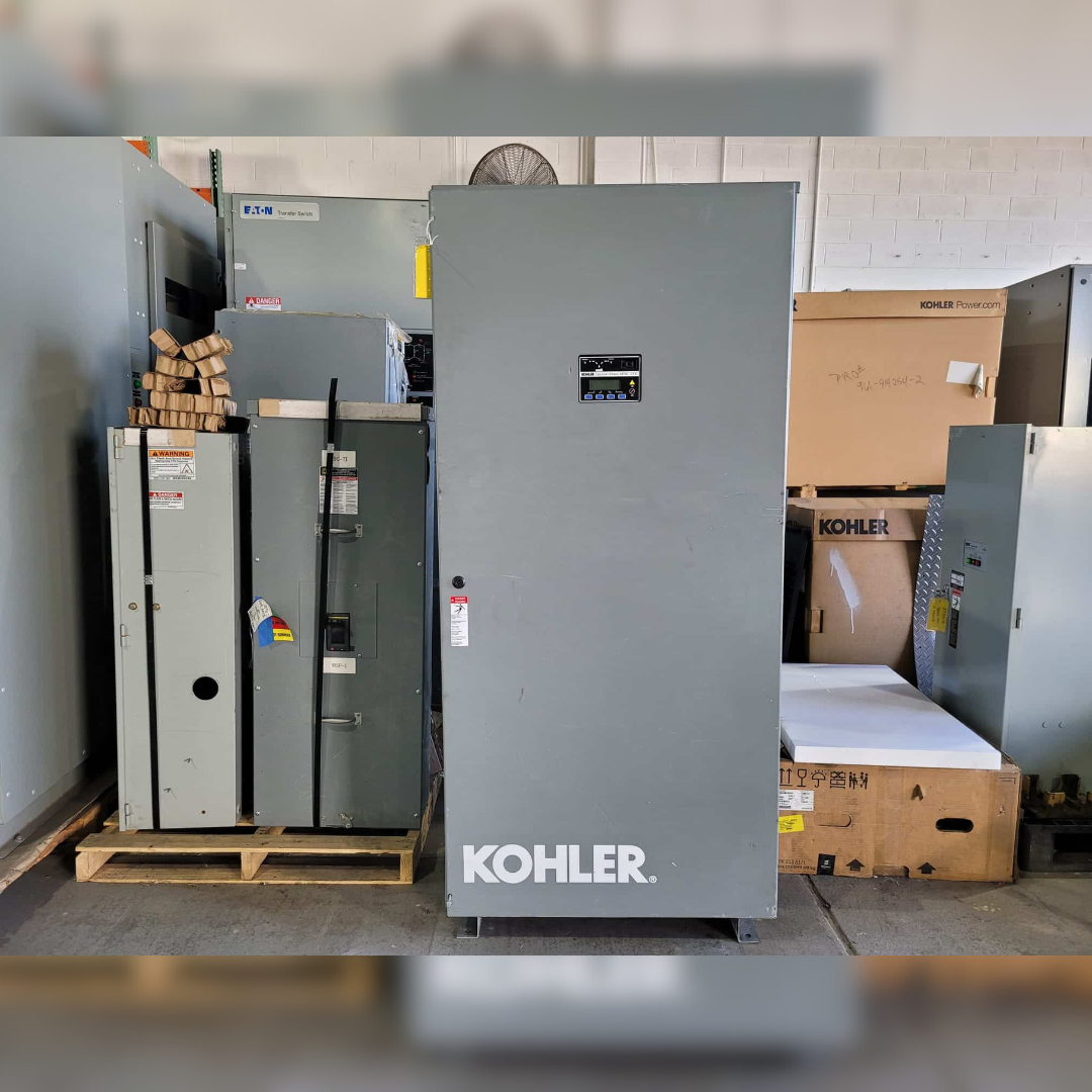 Used 800 amp Kohler KSS-AMVA-0800S Automatic Transfer Switch front view